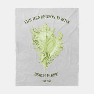 Polaire Couverture en laiton verte Conch Shell