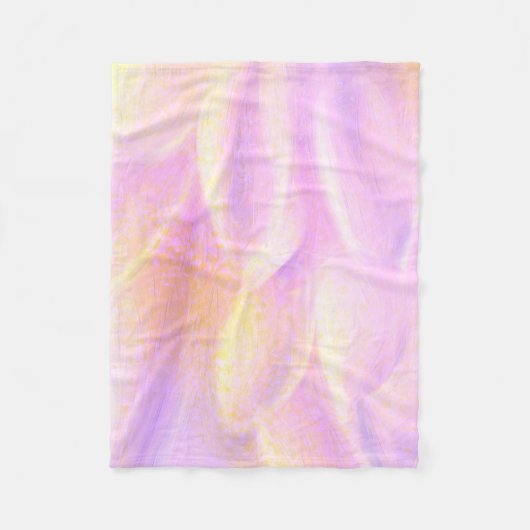 Polaire Couverture en molleton à fleurs roses, 76x102 cm (Devant)