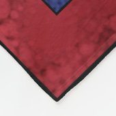 Polaire Couverture en molleton à monogramme et motif patch (Coin)