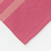 Polaire Couverture en molleton à monogramme rose foncé fém (Coin)