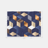 Polaire Couverture en molleton à motif abstrait géométriqu (Devant (Horizontal))