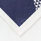 Polaire Couverture en molleton à motif abstrait géométriqu (Coin)