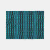 Polaire Couverture en molleton à motif géométrique nid d'a (Devant (Horizontal))