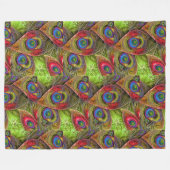 Polaire Couverture en molleton à plumes Paisley2 (Devant (Horizontal))