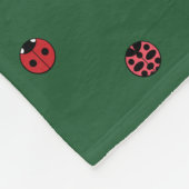 Polaire Couverture en molleton à pois coccinelle (Coin)