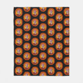 Polaire Couverture en molleton Adalia Sugar Skull (Devant)
