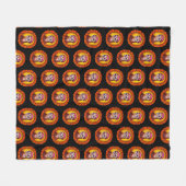 Polaire Couverture en molleton Adalia Sugar Skull (Devant (Horizontal))