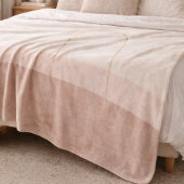 Polaire Couverture en molleton Arch Taupe Blush
