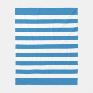 Polaire Couverture en molleton bleu pastel royal et blanc