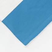 Polaire Couverture en molleton bleu pastel royal et blanc (Coin)