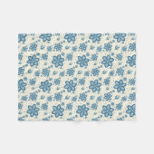 Polaire Couverture en molleton bleu poussiéreux chic Jasmi (Devant (Horizontal))