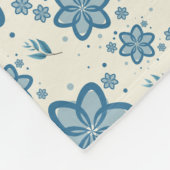 Polaire Couverture en molleton bleu poussiéreux chic Jasmi (Coin)