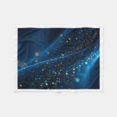 Polaire Couverture en molleton Blue Nebula et étincelles d (Devant (Horizontal))