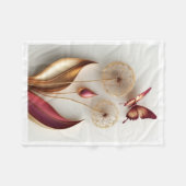 Polaire Couverture en molleton confortable Fleur de pissen (Devant (Horizontal))