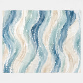 Polaire Couverture en molleton côtier Shoreline Shells (Devant (Horizontal))