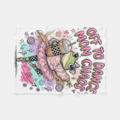 Polaire Couverture en molleton Dance Mom (Devant (Horizontal))