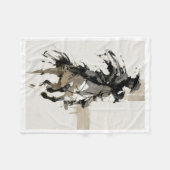 Polaire Couverture en molleton d'art de cheval de cow-boy (Devant (Horizontal))