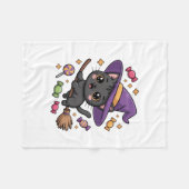 Polaire Couverture en molleton de chat magique mignon (Devant (Horizontal))