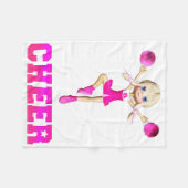 Polaire Couverture en molleton de cheerleader (Devant (Horizontal))