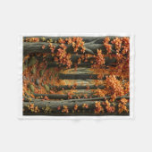 Polaire Couverture en molleton de chemin forestier automna (Devant (Horizontal))