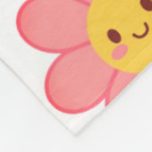 Polaire Couverture en molleton de fleur personnalisée avec (Coin)