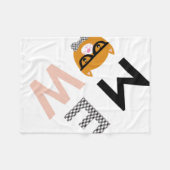 Polaire Couverture en molleton de Meow (Devant (Horizontal))