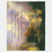 Polaire Couverture en molleton de prière de sérénité des m (Devant)