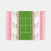 Polaire Couverture en molleton de tennis pour bébé (Devant (Horizontal))