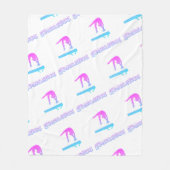 Polaire Couverture en molleton d'impression de poutre d'éq (Devant)