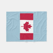 Polaire Couverture en molleton du drapeau canadien (Devant (Horizontal))