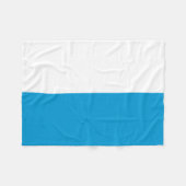 Polaire Couverture en molleton du drapeau de Bavière (Devant (Horizontal))