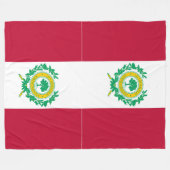 Polaire Couverture en molleton du drapeau de Raleigh, Caro (Devant (Horizontal))