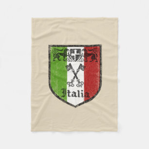 Polaire Couverture en molleton du drapeau italien