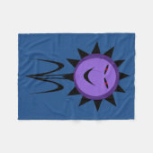 Polaire Couverture en molleton Evil Flower Kawaii Goth Hal (Devant (Horizontal))