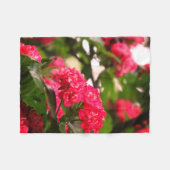 Polaire Couverture en molleton Fleurs roses, Petit (Devant (Horizontal))
