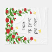 Polaire Couverture en molleton floral (Devant (Horizontal))