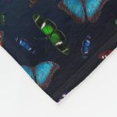 Polaire Couverture en molleton Flutterbies (Mélange Bleu M (Coin)