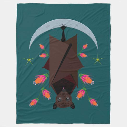 Polaire Couverture en molleton Flying Fox Teal (3 tailles) (Devant)