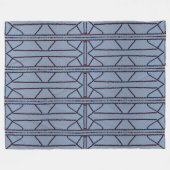 Polaire Couverture en molleton Geometric Fusion (Devant (Horizontal))