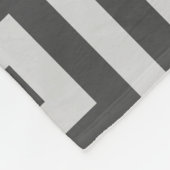 Polaire Couverture en molleton géométrique alterné (Coin)