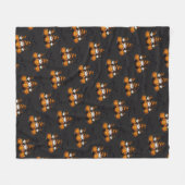 Polaire Couverture en molleton Gnome d'Halloween (Devant (Horizontal))
