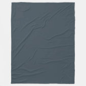 Polaire Couverture en molleton gris charbon (Devant)