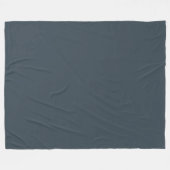 Polaire Couverture en molleton gris charbon (Devant (Horizontal))