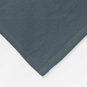 Polaire Couverture en molleton gris charbon