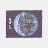 Polaire Couverture en molleton Metalphant Wilbur & Maman (Devant (Horizontal))