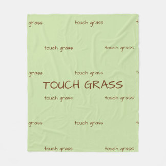 Polaire Couverture en molleton minimaliste vert sauge 'Tou