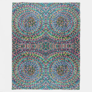 Polaire Couverture en molleton mosaïque de confettis