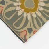 Polaire Couverture en molleton mosaïque florale décorative (Coin)