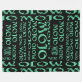 Polaire Couverture en molleton noir Mojo (Devant (Horizontal))