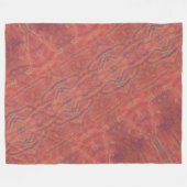 Polaire Couverture en molleton orange brûlé (Devant (Horizontal))